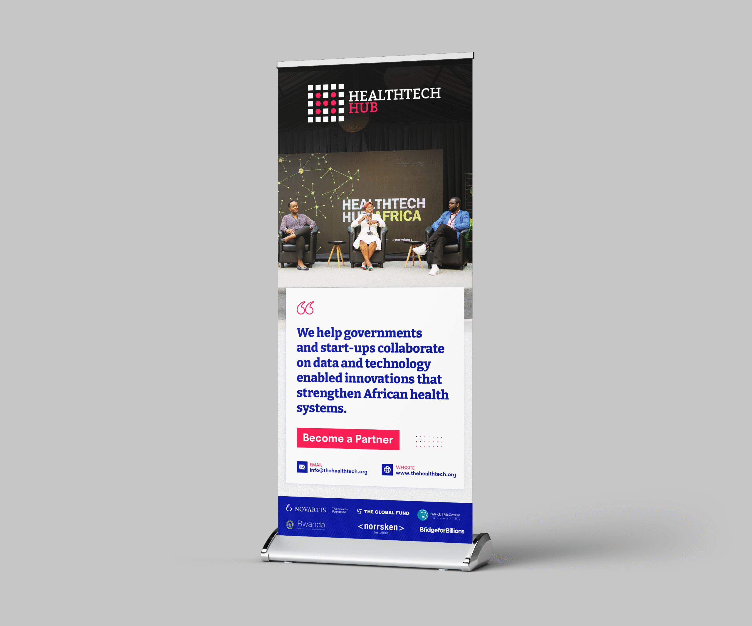 HealthTech Hub Roll up Banner 2