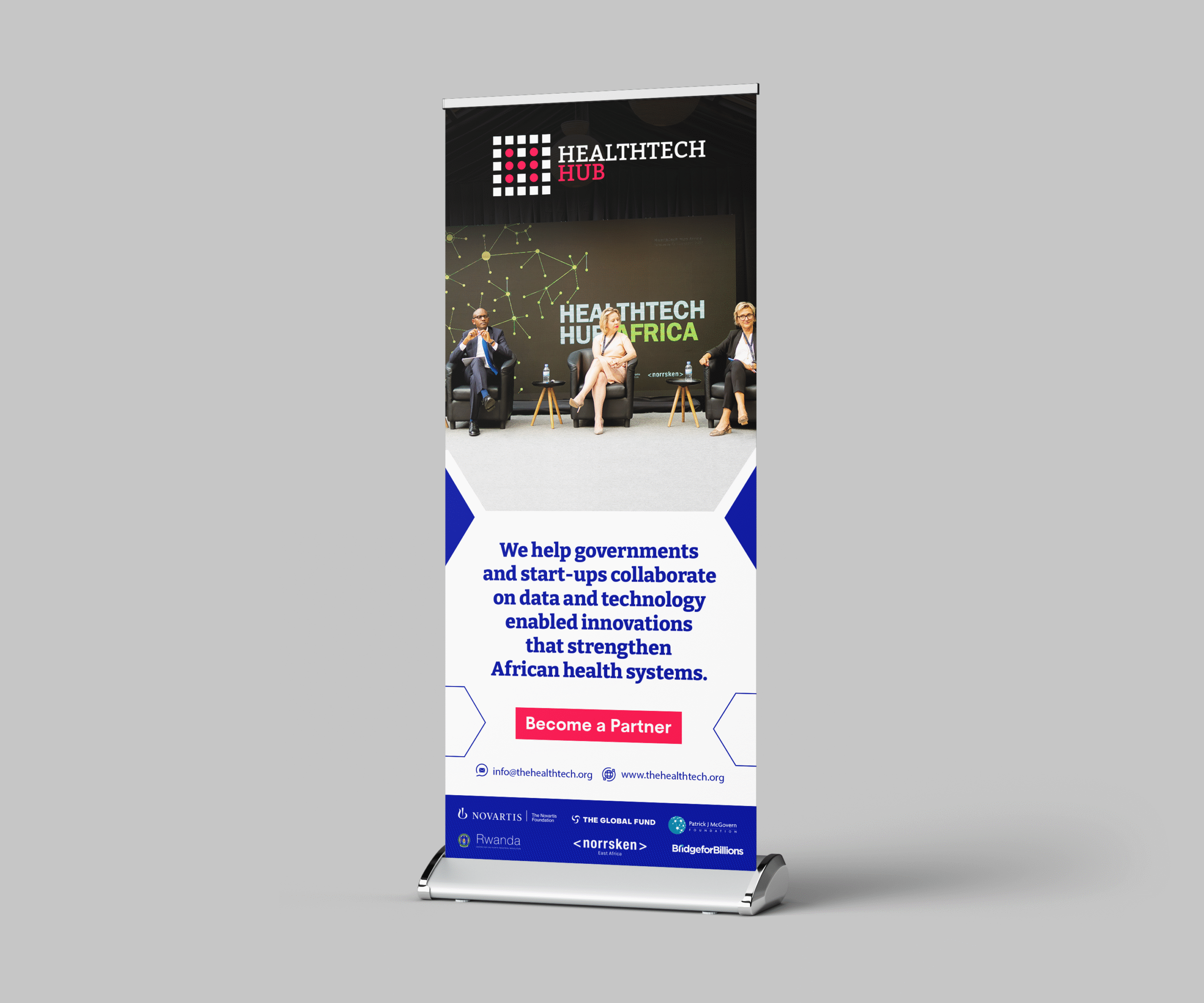 HealthTech Hub Roll up Banner